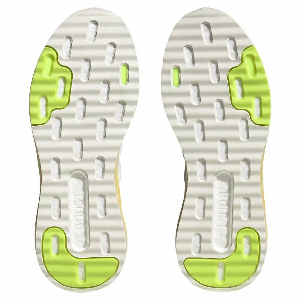 NEW ADIDAS women's x_plrboost running shoes in off white/cloud whiet/linen green - Picture 3 of 3